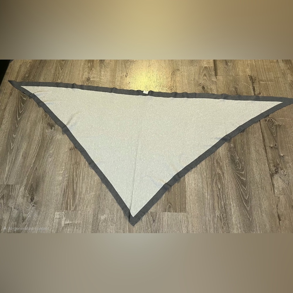 Pretty Persuations Two Toned Triangle scarf